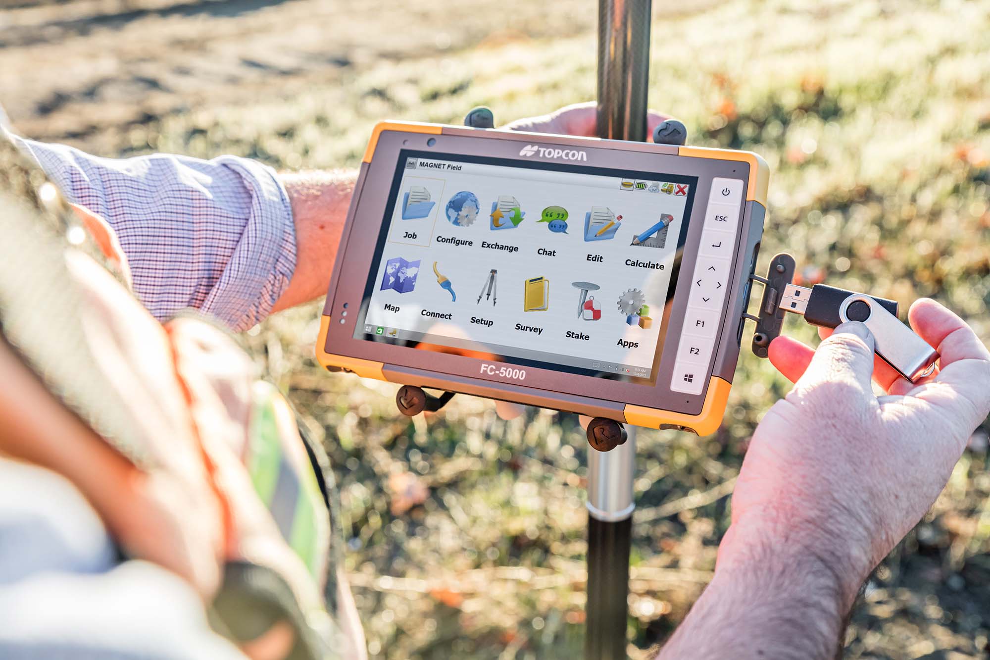 intergeo 2016. полевой контроллер topcon fc-5000