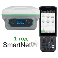 GNSS приёмник RGK SR1 с контроллером RGK SC100 и вехой RGK GLS 25