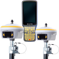 Два GNSS приёмника SOUTH Galaxy G7 (IMU) + контроллер H6