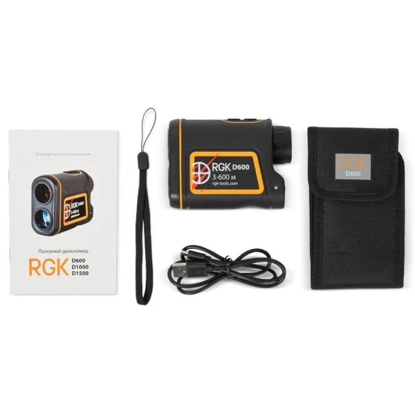 Лазерный дальномер Оптический дальномер RGK D600 от «ФокусГео»