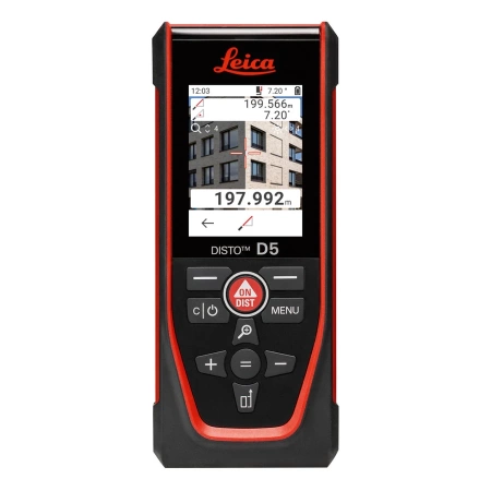 Лазерный дальномер (лазерная рулетка) Лазерный дальномер Leica DISTO D5 + штатив, адаптер, кейс от «ФокусГео»
