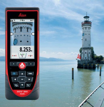 Лазерный дальномер (лазерная рулетка) Лазерный дальномер Leica DISTO D810 touch от «ФокусГео»