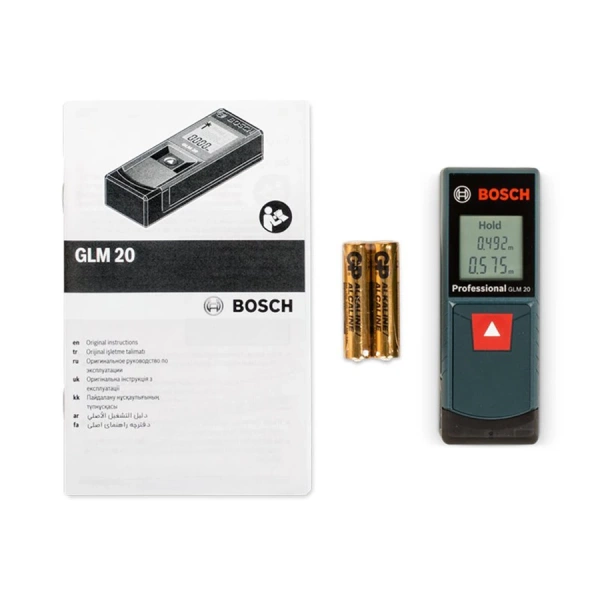 Лазерный дальномер (лазерная рулетка) Лазерный дальномер Bosch GLM 20 Professional от «ФокусГео»