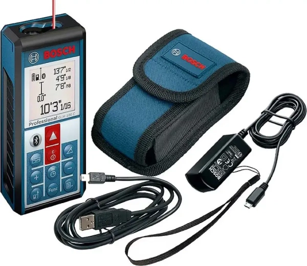 Лазерный дальномер Bosch GLM 100 C Professional от «ФокусГео»